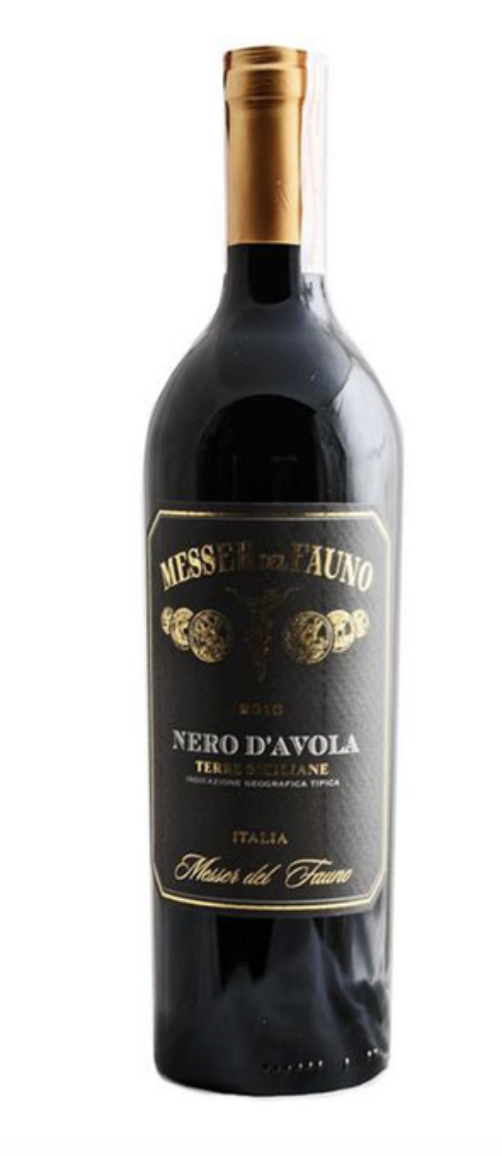 Вино виноградне Messer del Fauno Terre Siciliane IGT Nero d'Avola сухе червоне 0.75 13,%